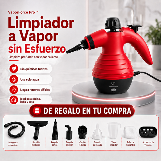 VaporForce Pro™ — Limpiador a Vapor sin Esfuerzo