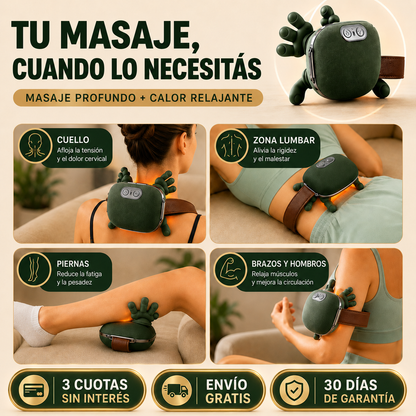AliviaPro™ | Masajeador Cervical con Calor