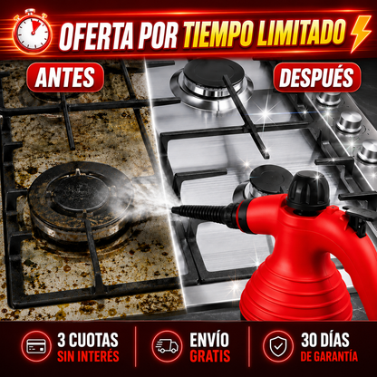 VaporForce Pro™ — Limpiador a Vapor sin Esfuerzo