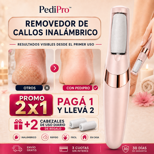 PediPro™ | Removedor de Callos Inalámbrico | Mostrá Tus Pies Sin Vergüenza