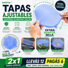 SellaFlex™ | Tapas Ajustables para Conservar Alimentos - Pack x6