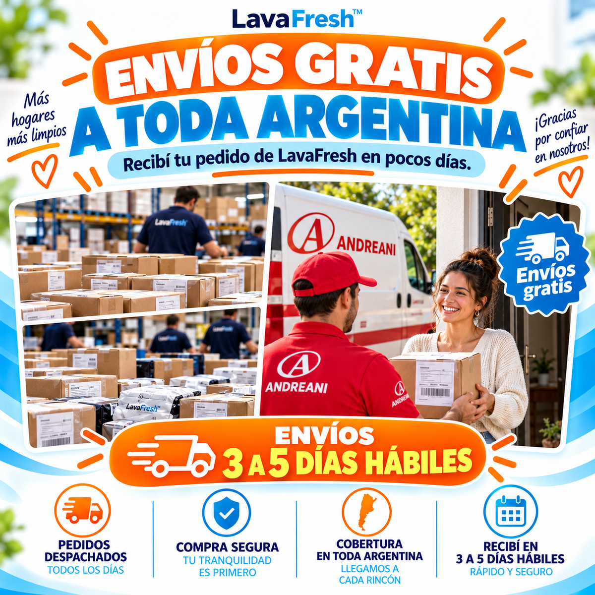 LavaFresh™ | Pastillas para Limpieza Profunda del Lavarropas