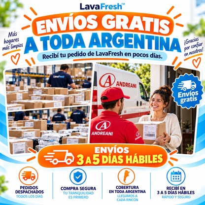 LavaFresh™ | Pastillas para Limpieza Profunda del Lavarropas