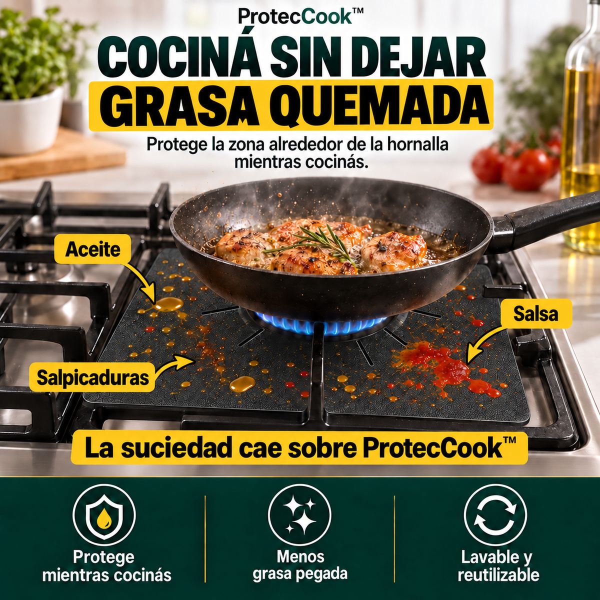 ProtecCook PREMIUM™ | Protector Antigrasa para Hornallas
