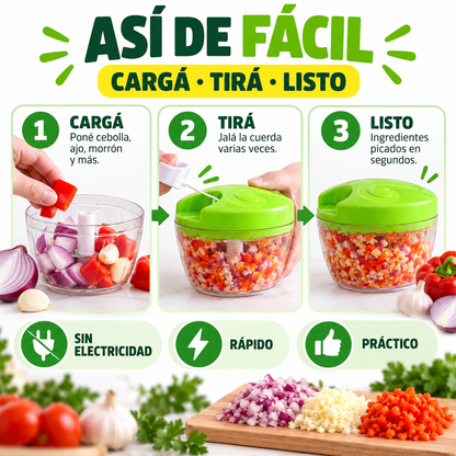 PicaFlex™ | Picador de Alimentos Manual