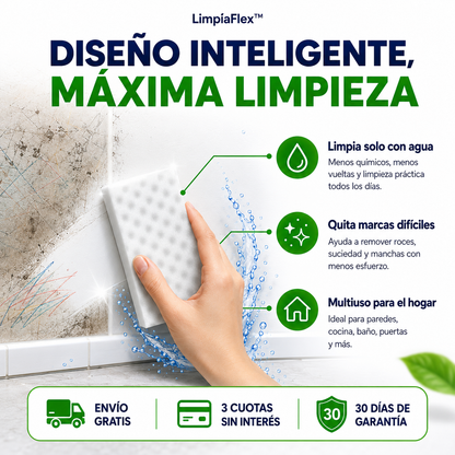 LimpiaFlex™ | Esponja Quita Manchas Multiuso para el Hogar