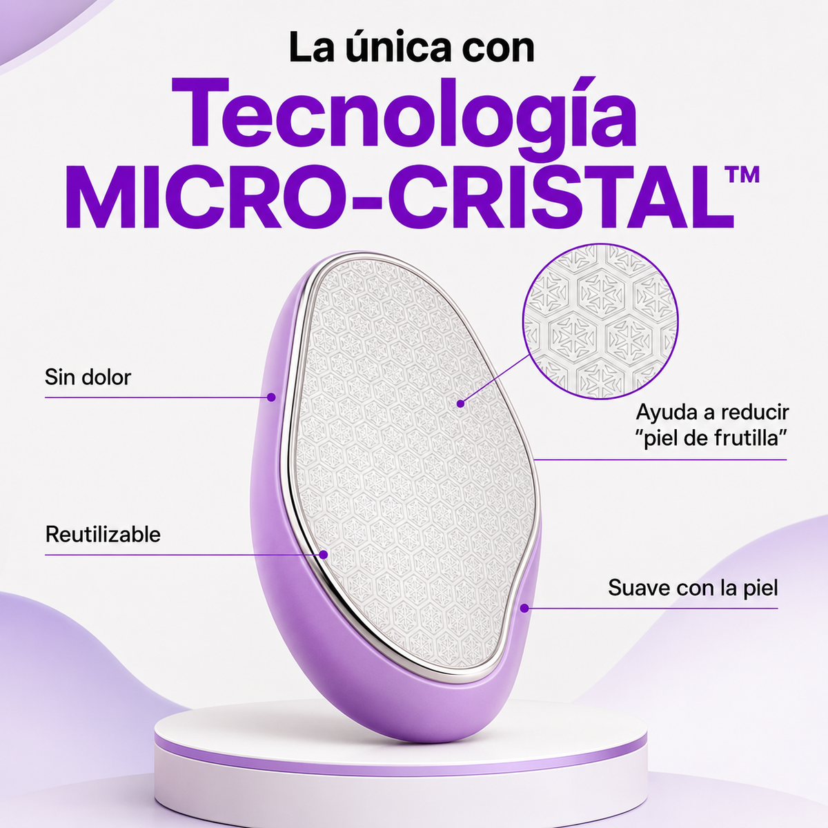 Depiladora Suavé™ | Remueve el Vello y Exfolia la Piel