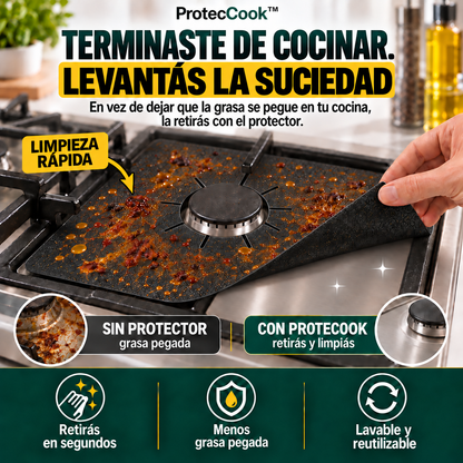 ProtecCook PREMIUM™ | Protector Antigrasa para Hornallas
