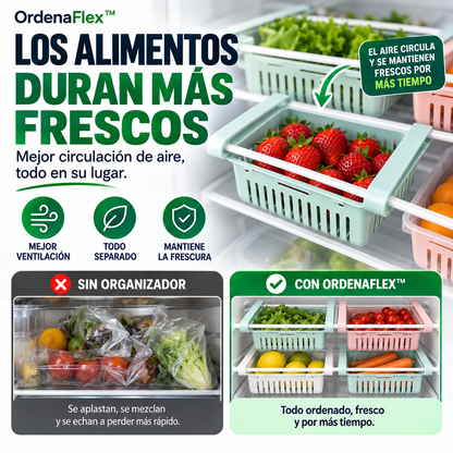 OrdenaFlex™ | Organizador Extensible para Heladera