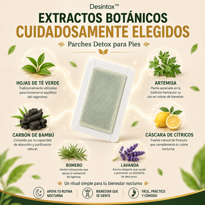 Desintox™ | Parches Detox para Pies – Bienestar para tu Hígado y tu Descanso