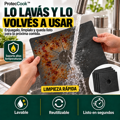 ProtecCook PREMIUM™ | Protector Antigrasa para Hornallas