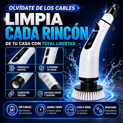 GiroClean™ | Cepillo Eléctrico 9 en 1 | Limpiá sin esfuerzo