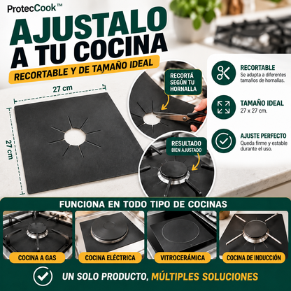 ProtecCook PREMIUM™ | Protector Antigrasa para Hornallas
