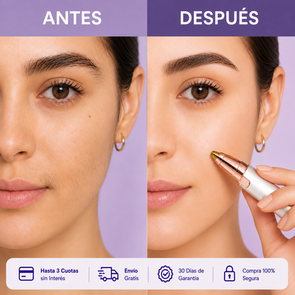 Depiladora Facial de Precisión™ | Elimina el Vello Sin Tirones